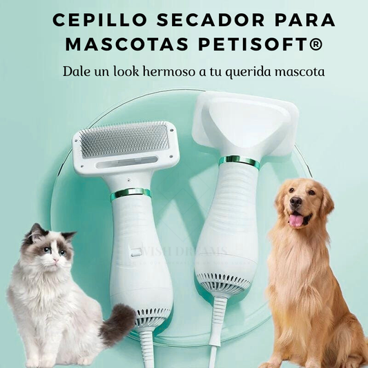 Cepillo Secador para Mascotas PetiSoft®