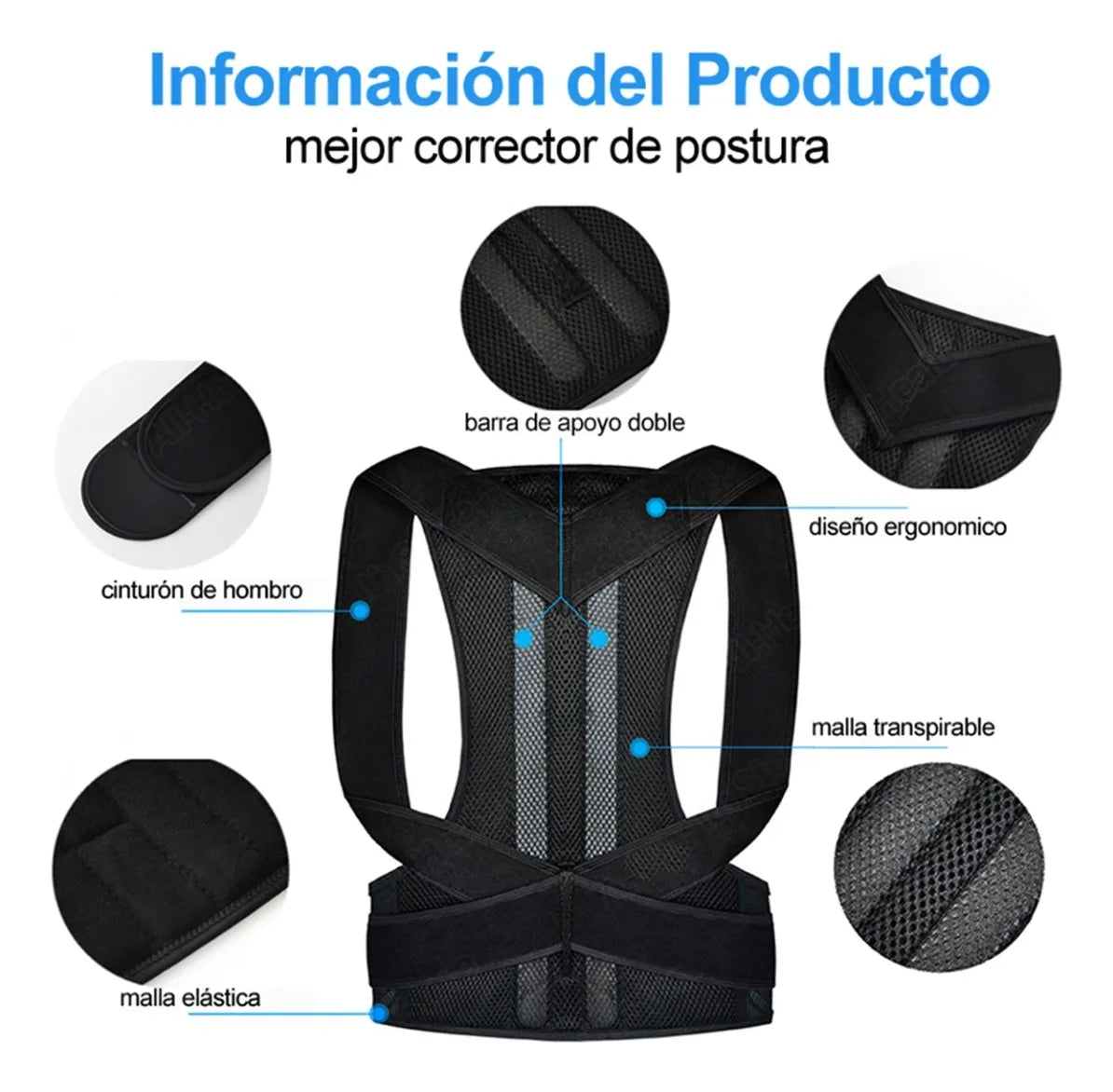 Corrector de Postura Doble Cinturón FlexBack®