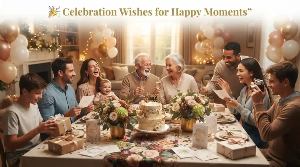 Celebration Wishes for Happy Moments