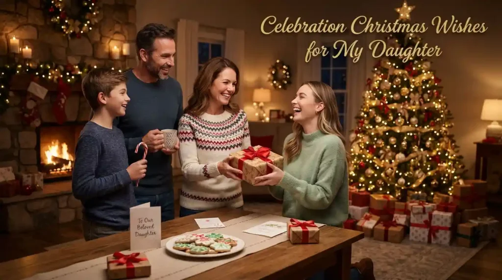 Christmas Celebration Wishes for My Daughter