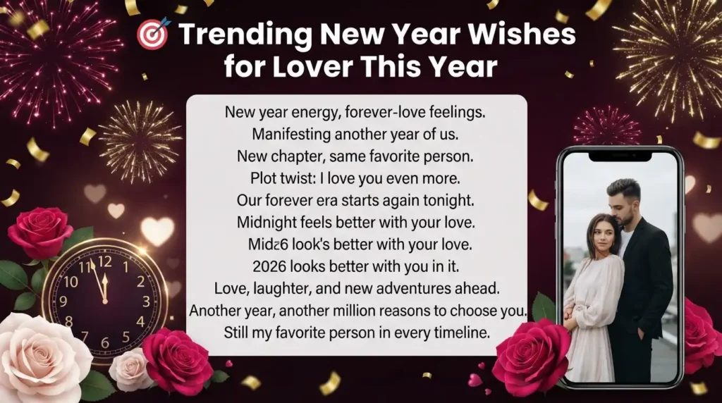 Trending New Year Wishes for Lover This Year
