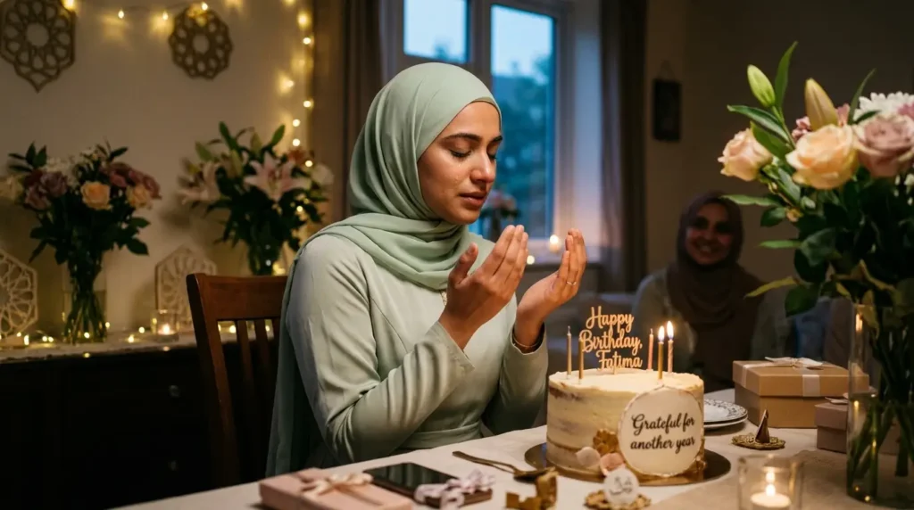 Emotional Birthday Wishes in Arabic Dua Text