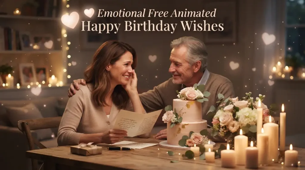 Emotional Free Animated Happy Birthday Wishes
