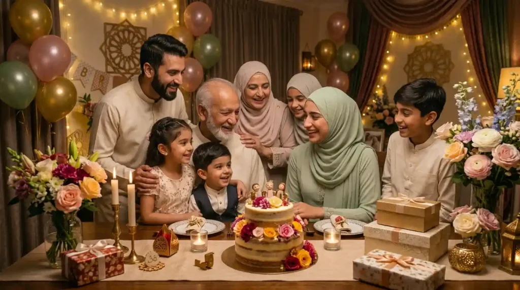 Family Birthday Wishes in Arabic Dua Text