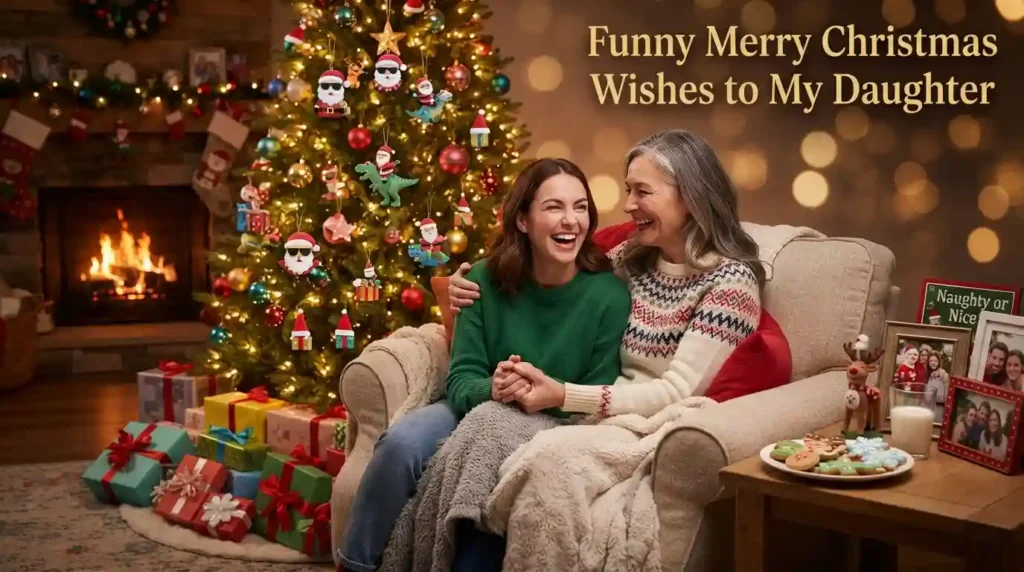 Funny Christmas Wishes for My Daughter