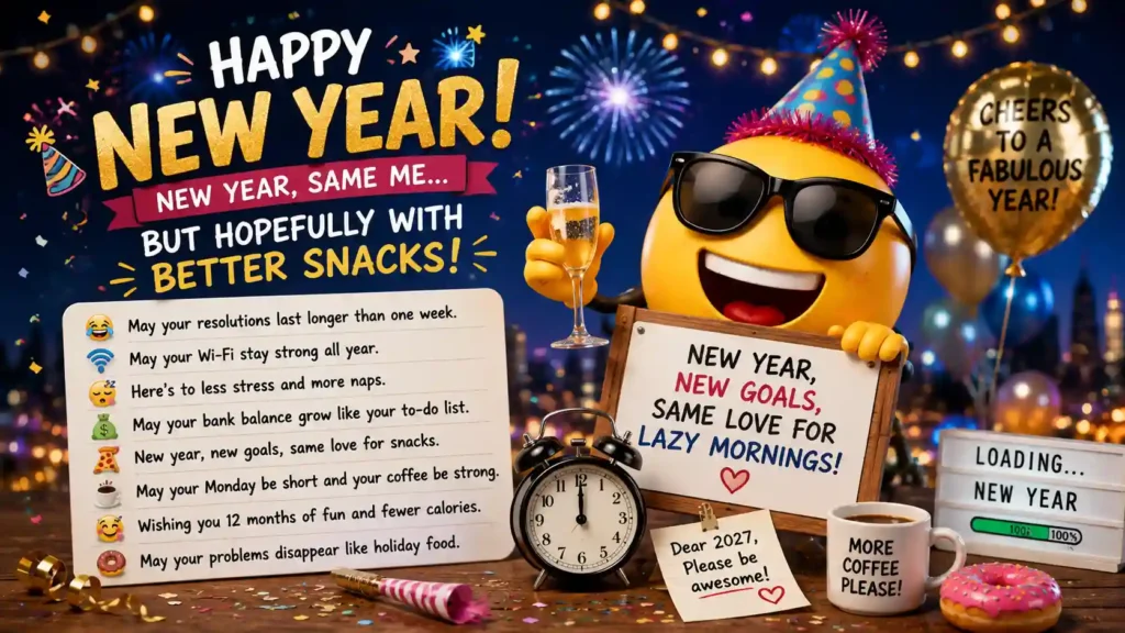 Funny New Year Wishes in English