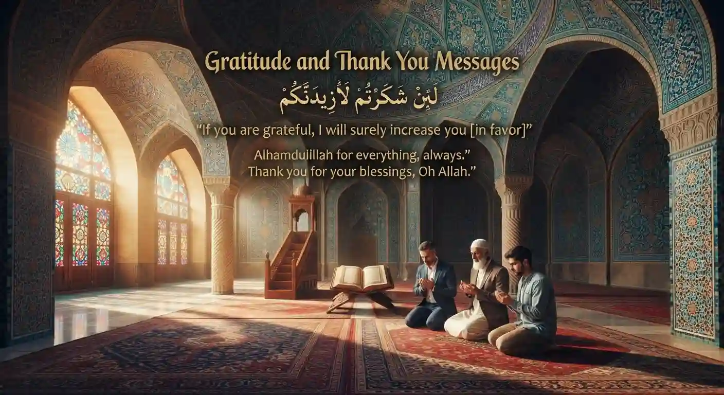 Gratitude and Thank You Messages