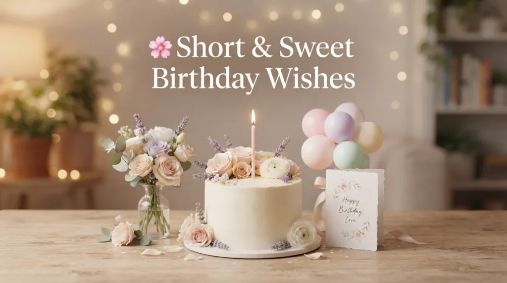 Short & Sweet Birthday Wishes