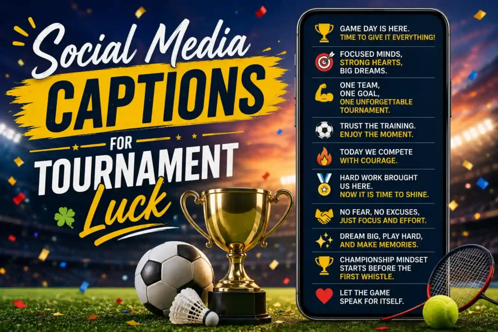 Social Media Captions for Tournament Luck