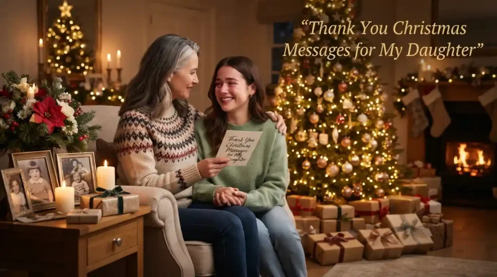 Thank You Christmas Messages for My Daughter