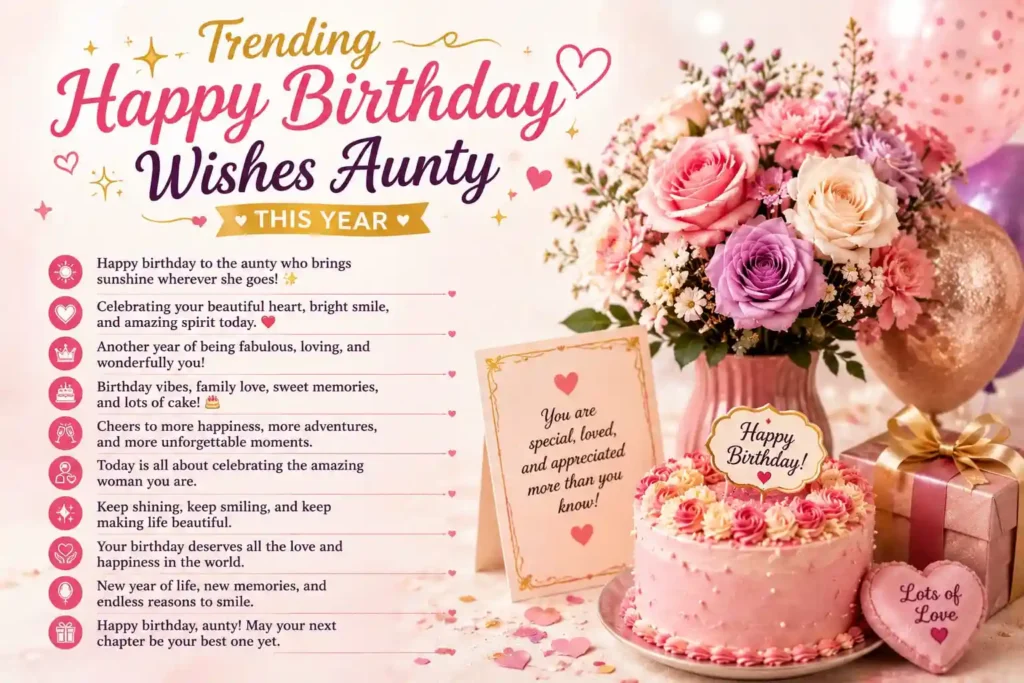 🎯 Trending Happy Birthday Wishes Aunty This Year