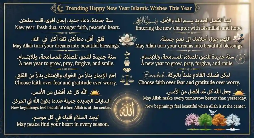 Trending Happy New Year Islamic Wishes This Year