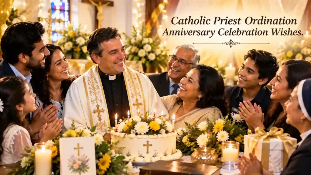 Catholic Priest Ordination Anniversary Celebration Wishes