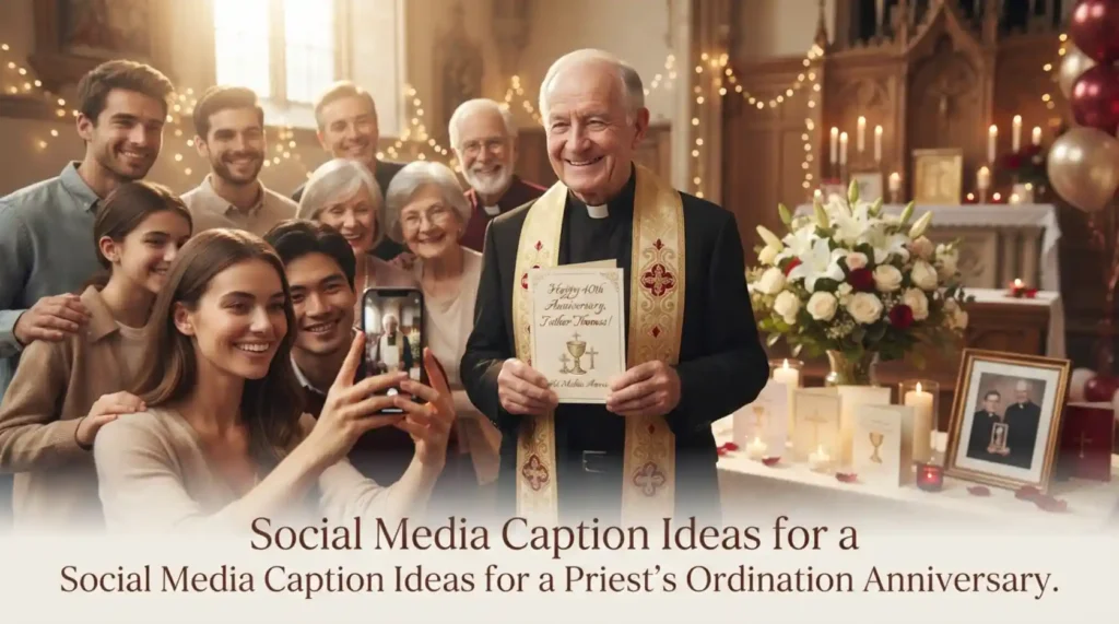 Social Media Caption Ideas for a Priest’s Ordination Anniversary