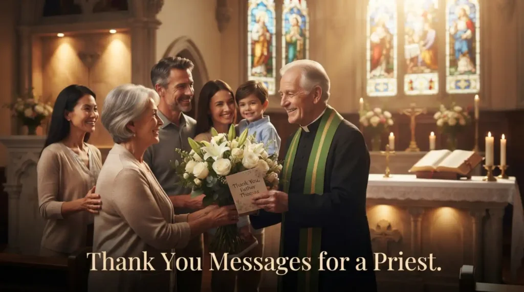 Thank You Messages for a Priest