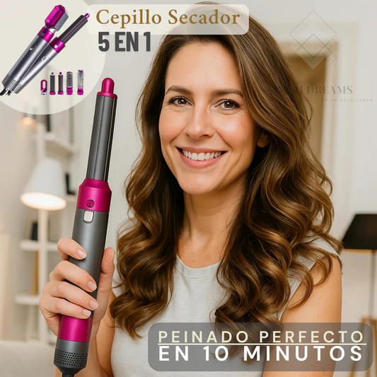 Cepillo Secador 5 en 1 GlowRush®