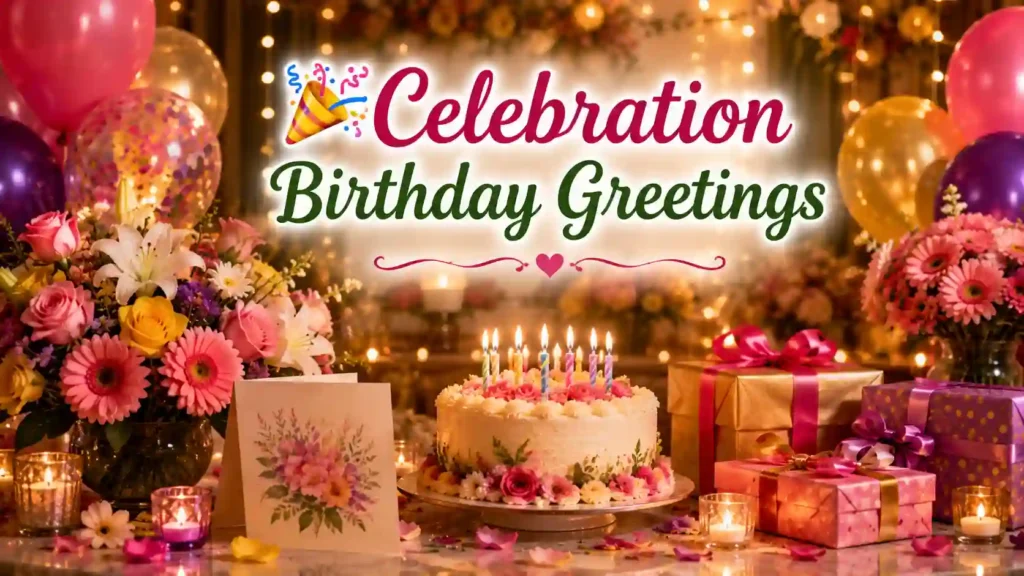 Celebration Birthday Greetings