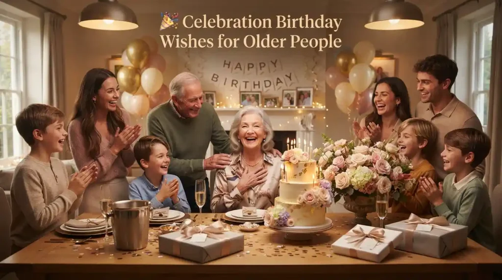 Celebration Birthday Wishes for Older People