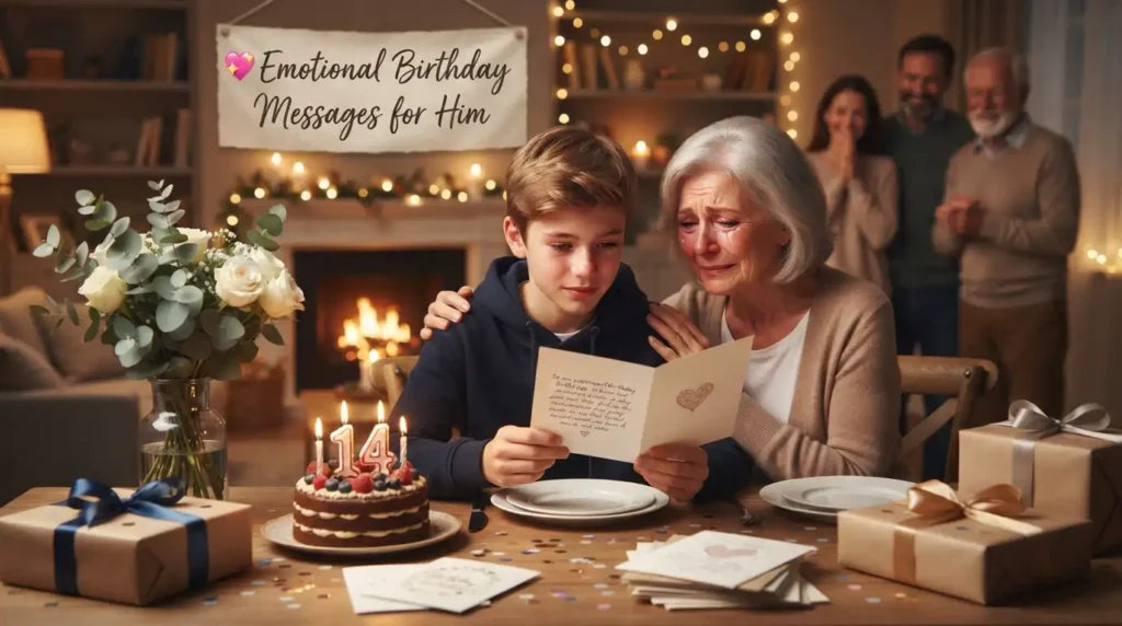 Emotional Birthday Messages for Him