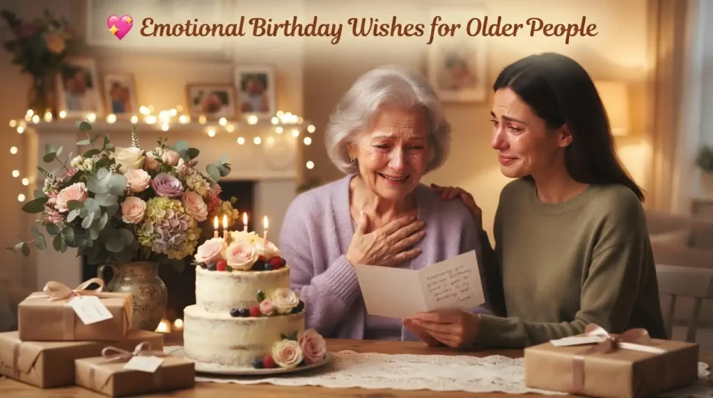 Emotional Birthday Wishes for Older People