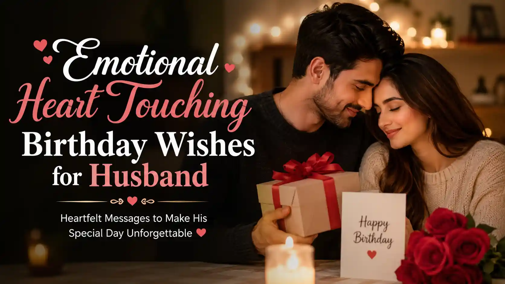 Emotional Heart Touching Birthday Wishes for Husband