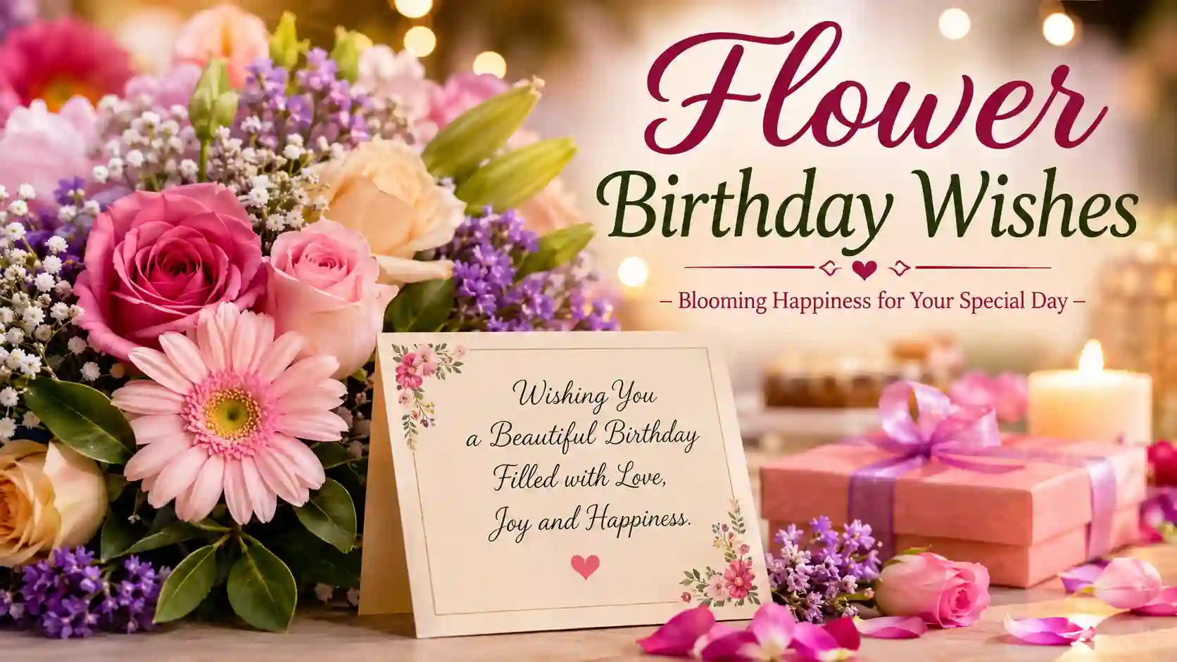Flower Birthday Wishes