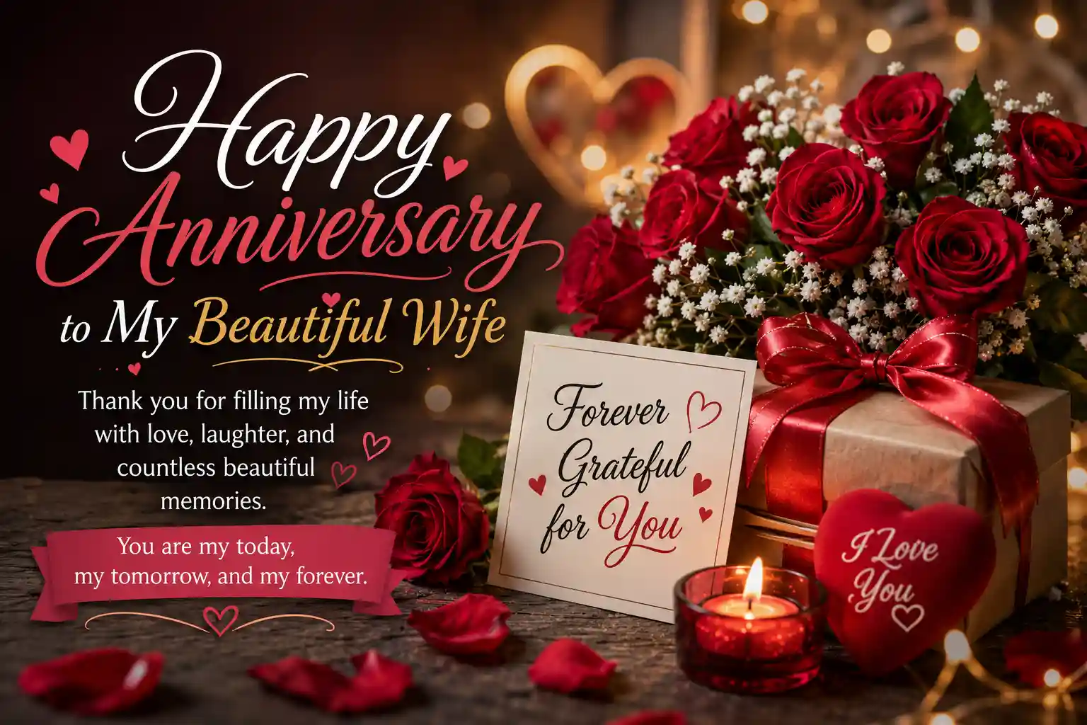Happy Anniversary Wishes to Wife