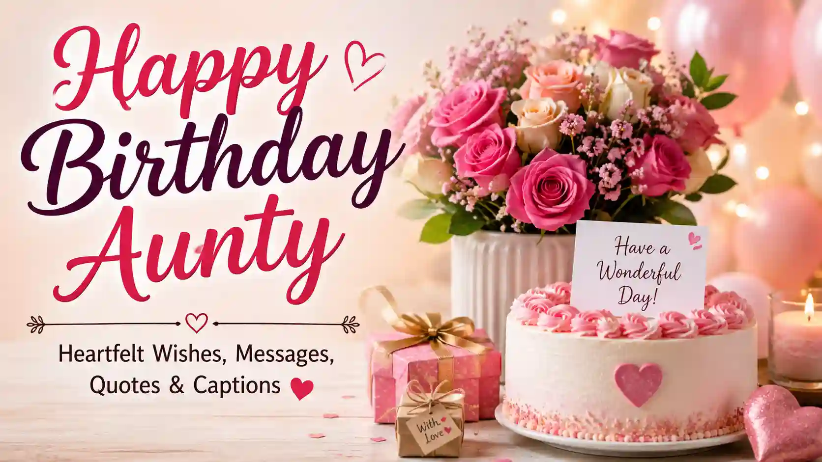 Happy Birthday Wishes Aunty