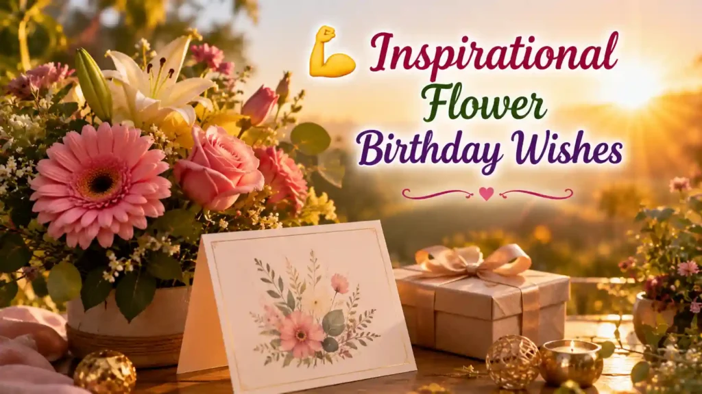 Inspirational Flower Birthday Wishes