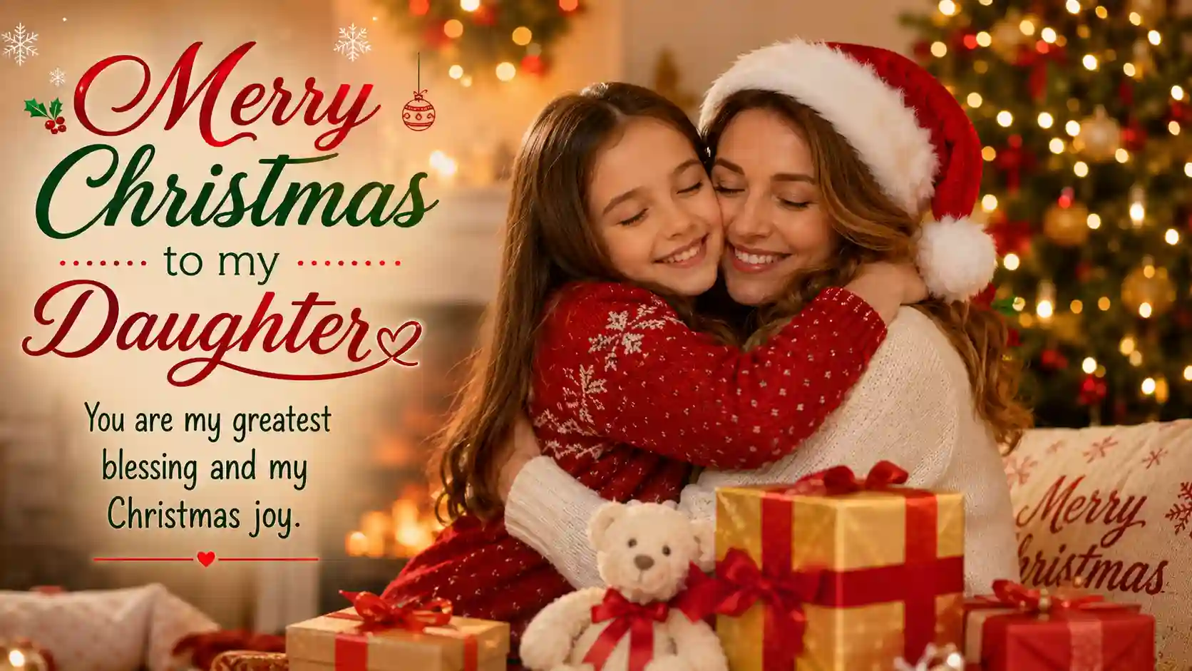 Merry Christmas Wishes To My Daughter