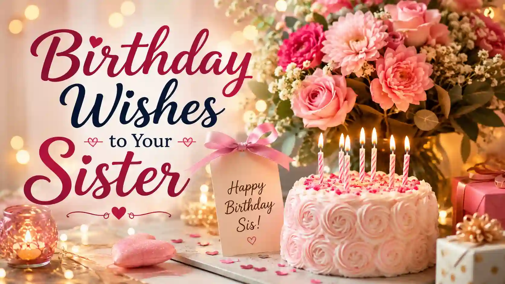 birthday wishes to your sister