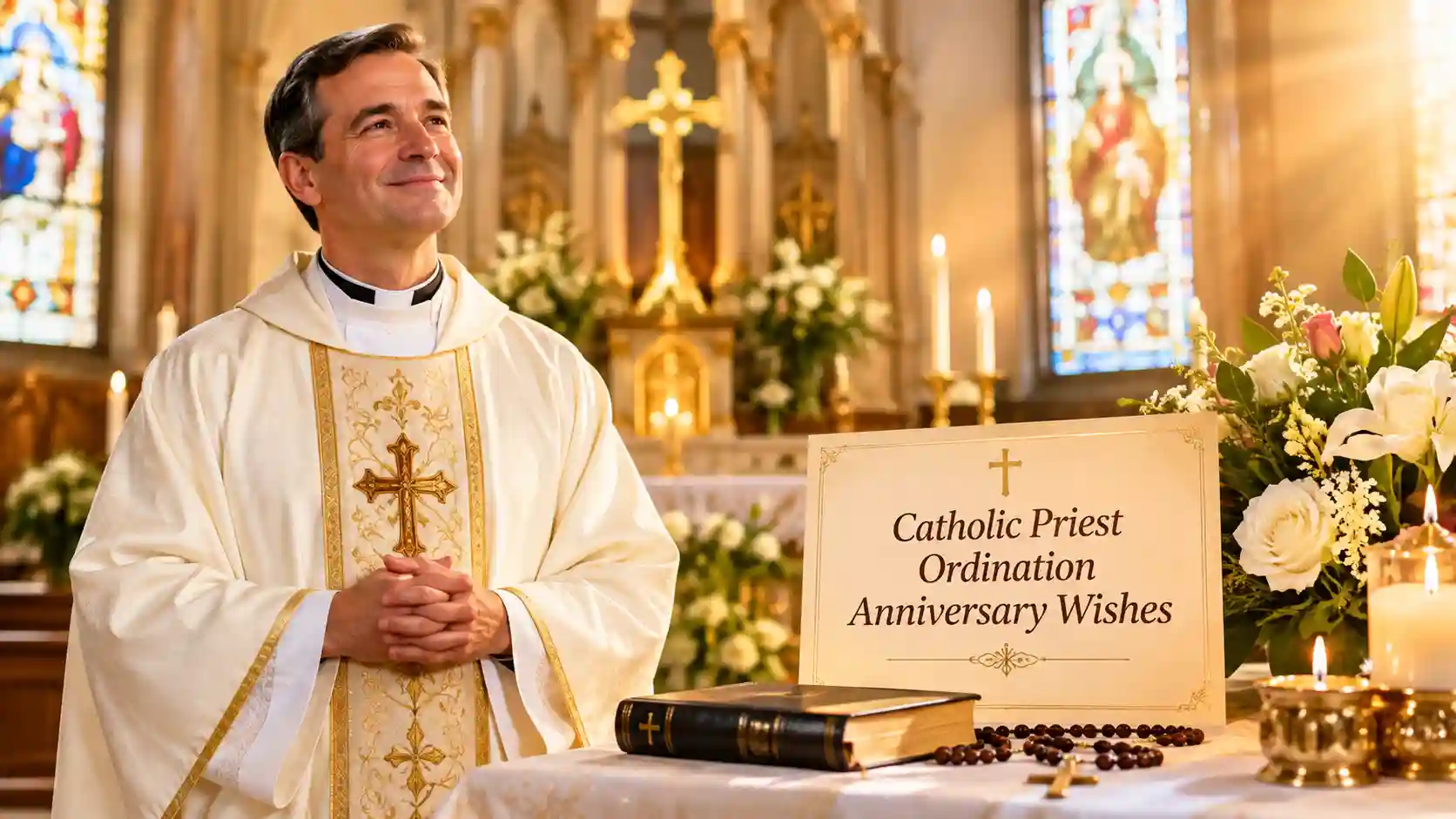 catholic priest ordination anniversary wishes