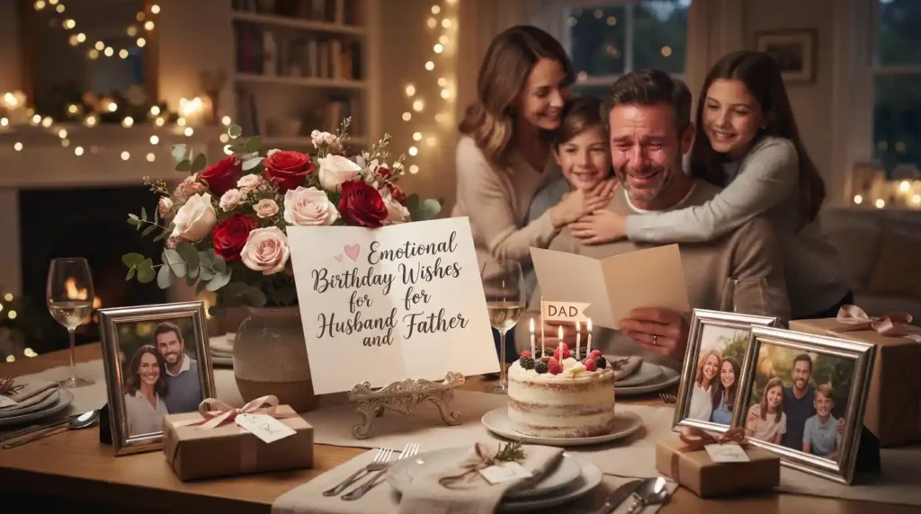 Emotional Birthday Wishes for Husband and Father
