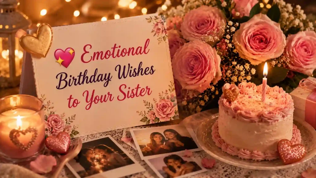 Emotional Birthday Wishes to Your Sister