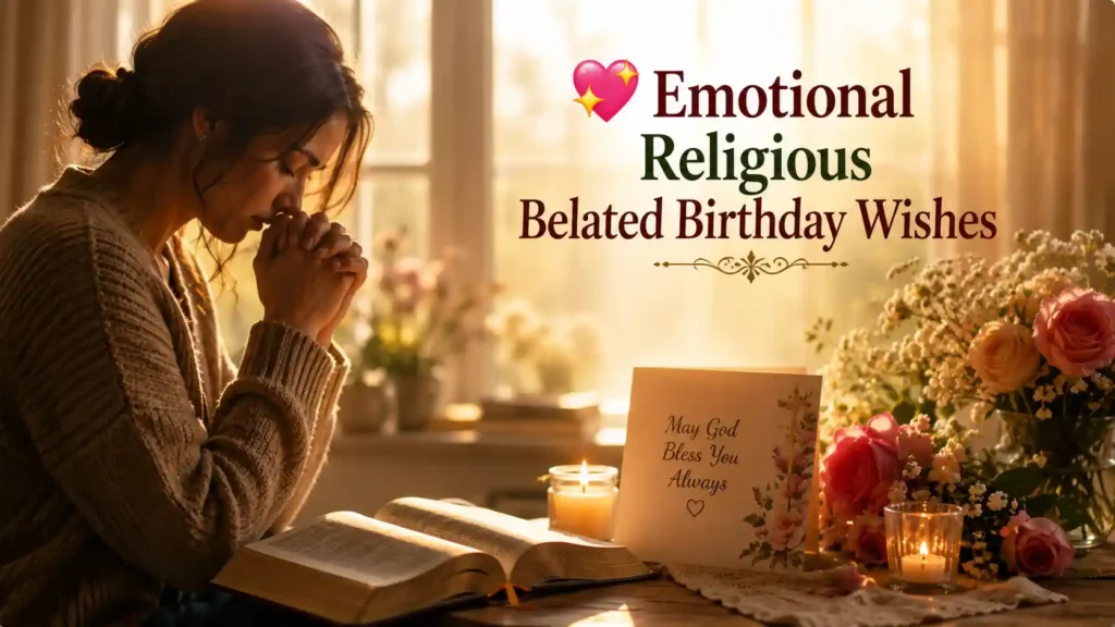 Emotional Religious Belated Birthday Wishes