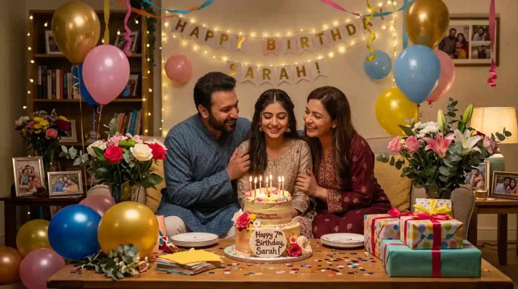 Family Birthday Greetings for Her
