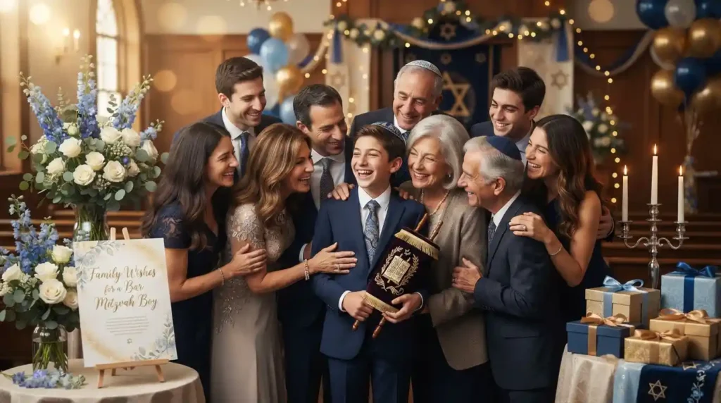 Family Wishes for a Bar Mitzvah Boy