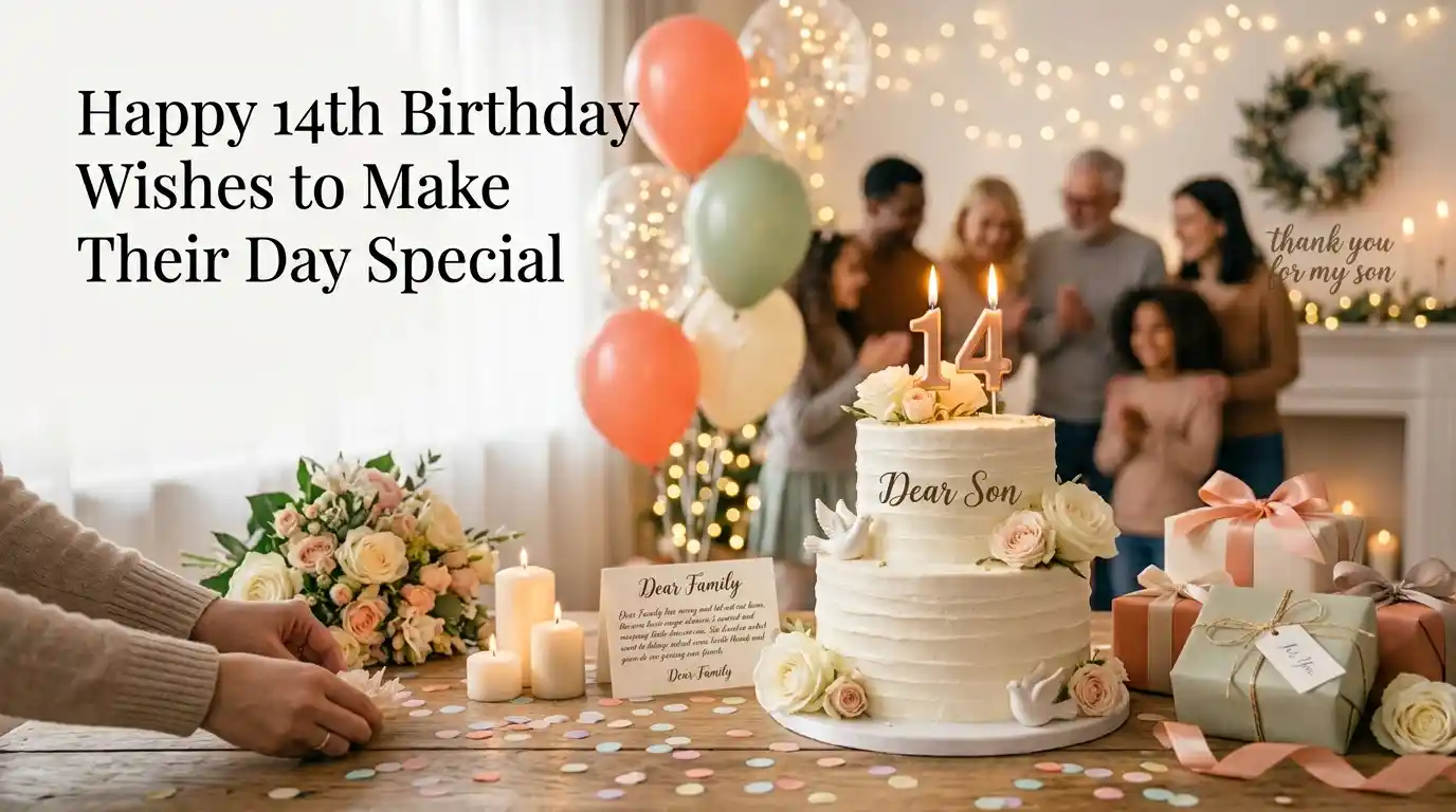 Happy 14th Birthday Wishes