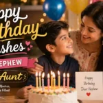 Happy Birthday Wishes for Nephew from Aunt
