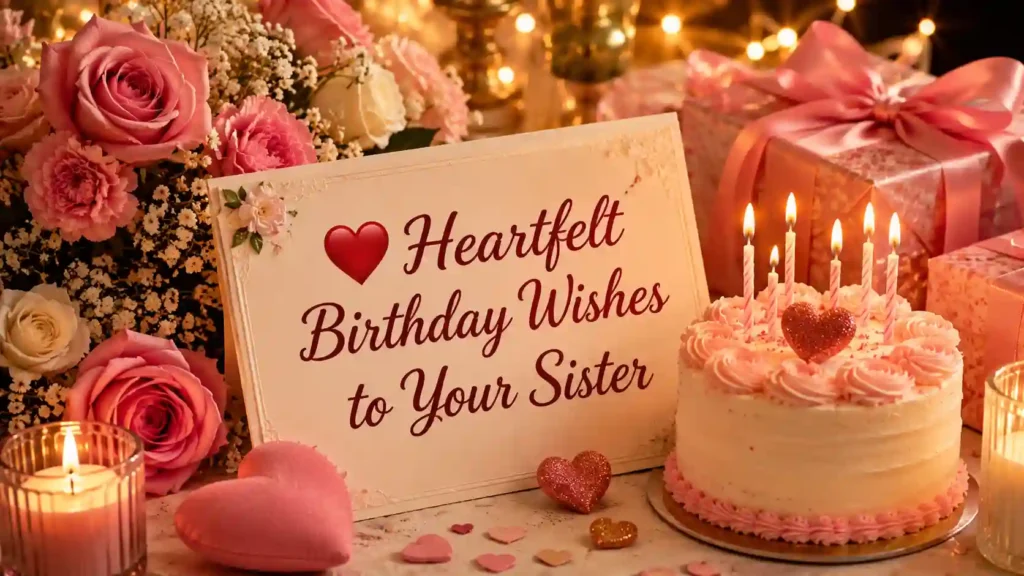 Heartfelt Birthday Wishes to Your Sister