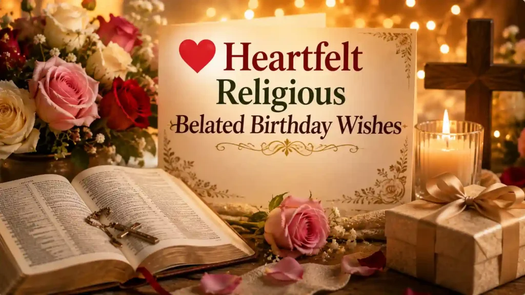Heartfelt Religious Belated Birthday Wishes