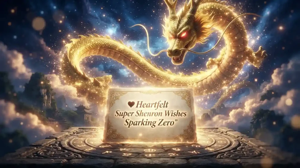 Heartfelt Super Shenron Wishes Sparking Zero