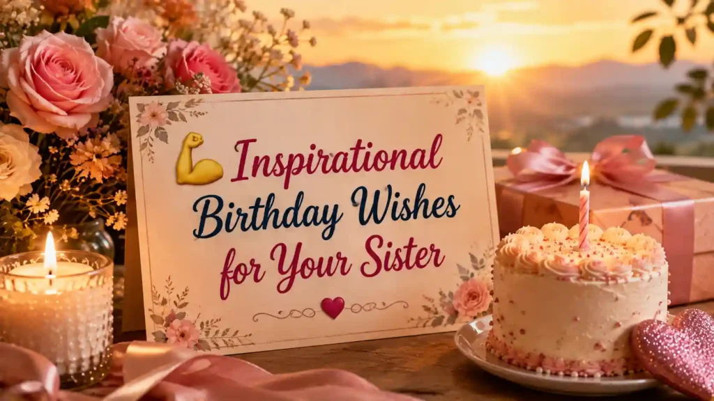 Inspirational Birthday Wishes for Your Sister