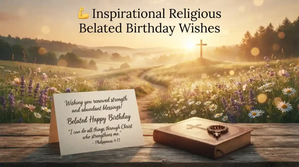 Inspirational Religious Belated Birthday Wishes