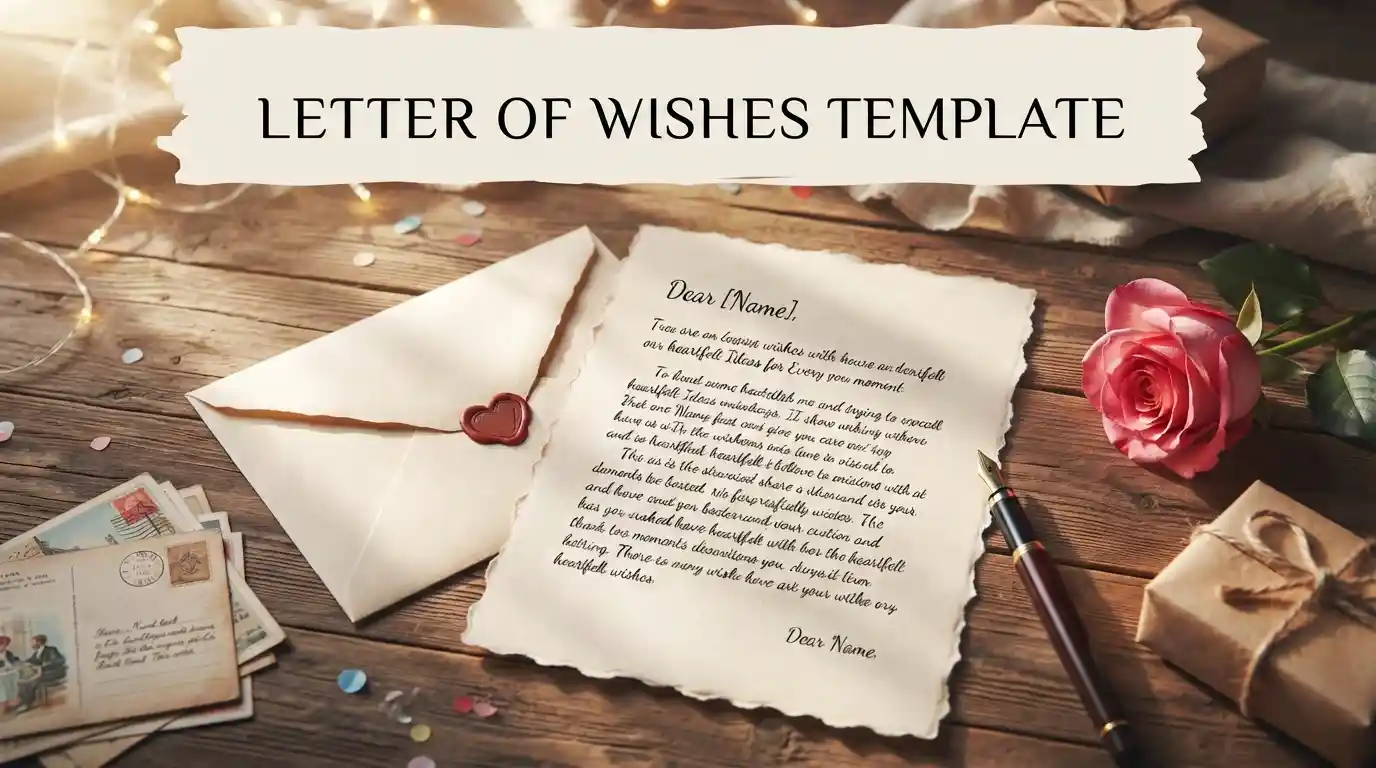 letter of wishes template