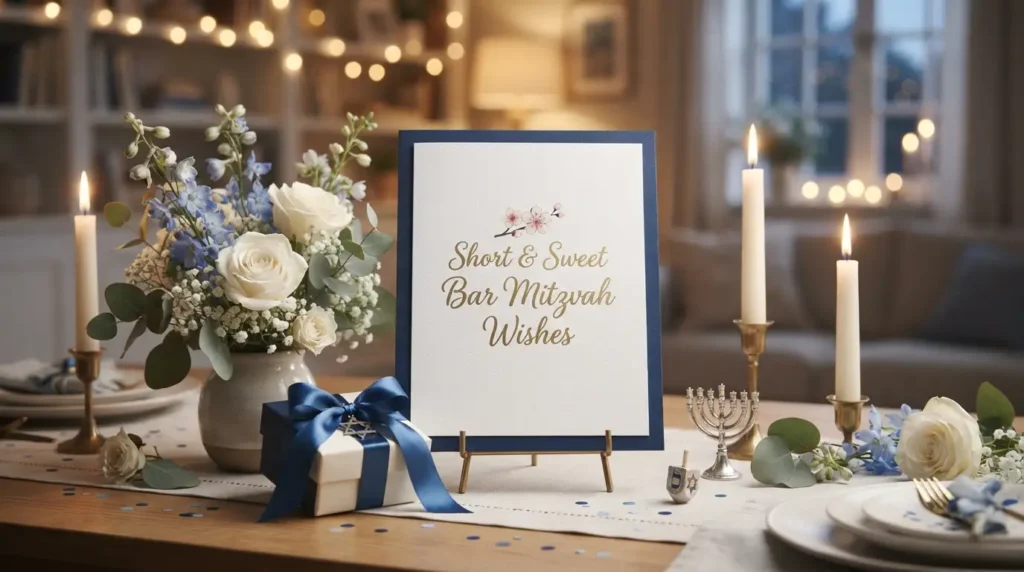 Short & Sweet Bar Mitzvah Wishes