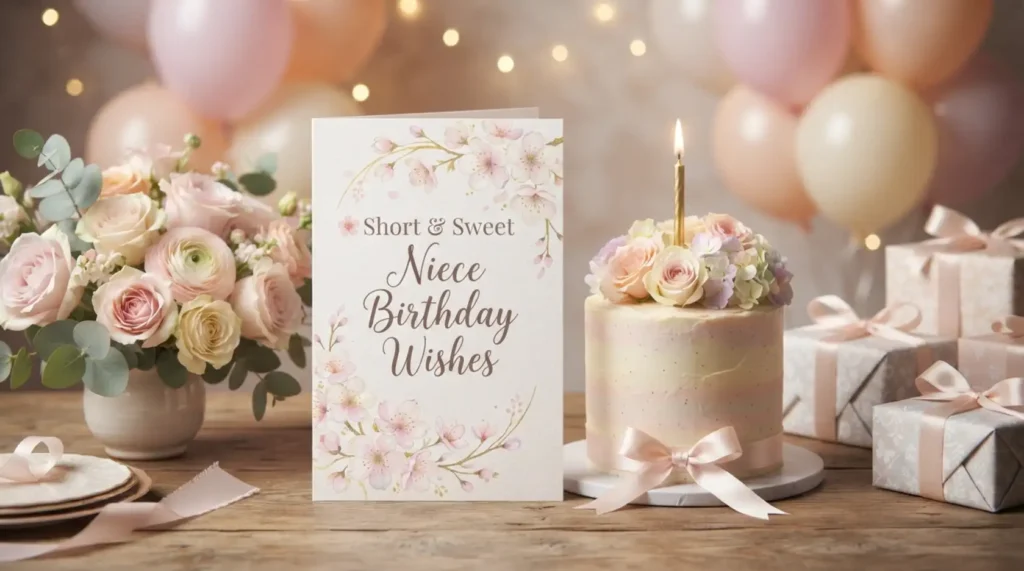 Short & Sweet Niece Birthday Wishes from Aunt