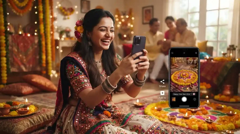 Social Media Gujarati New Year Captions