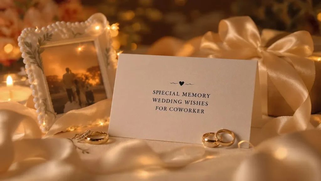 Special Memory Wedding Wishes for Coworker