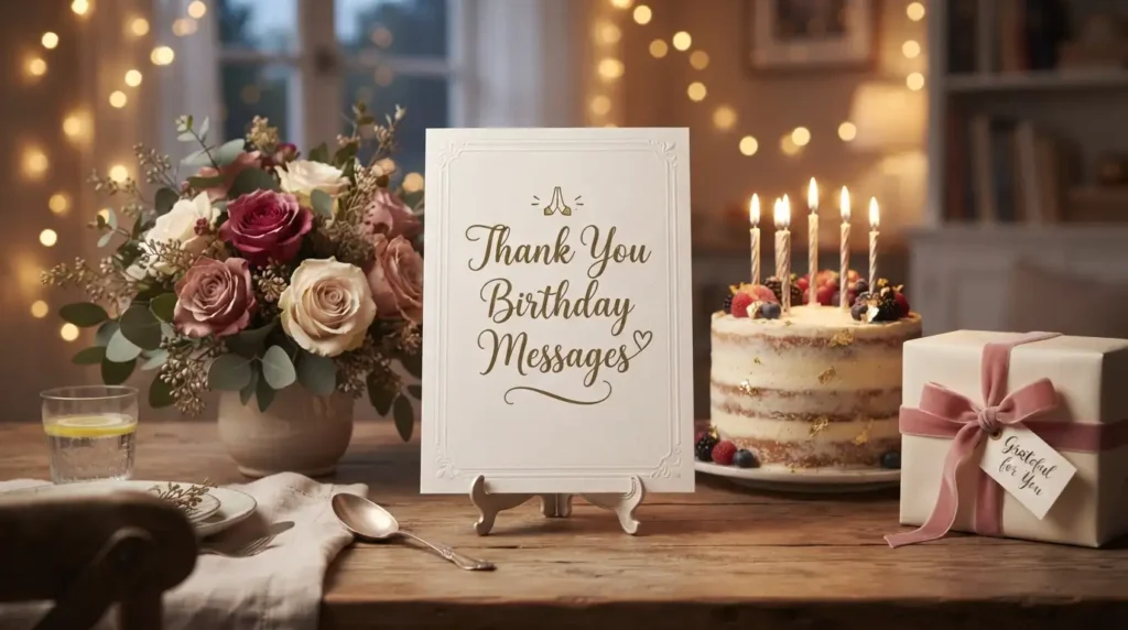 Thank You Birthday Messages